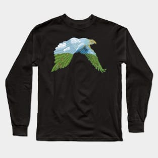 Eagle Rare. Original Art BullShirtCo. Long Sleeve T-Shirt
